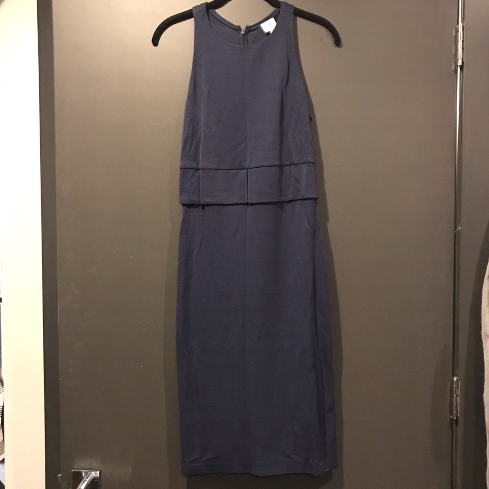 *NWT* Armani Collezioni Navy Knit BodyCon dress